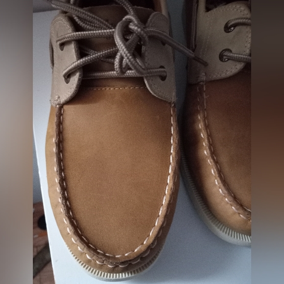 DOCKERS MEN'S VARGAS TAN STONE Moccasin, boat,leathers sz 13M - Picture 10 of 10